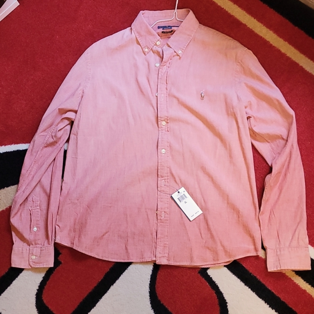 Polo Ralph Lauren "Prepster" Shirt - Cotton Chambray, Stone Wash Classic Fit